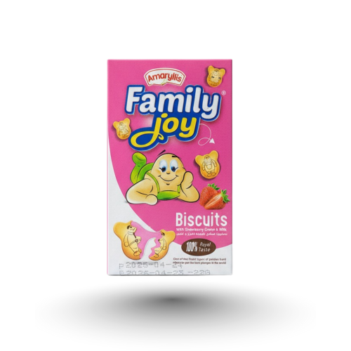 فاميلي جوي بسكويت محشي بالفراولة والحليب