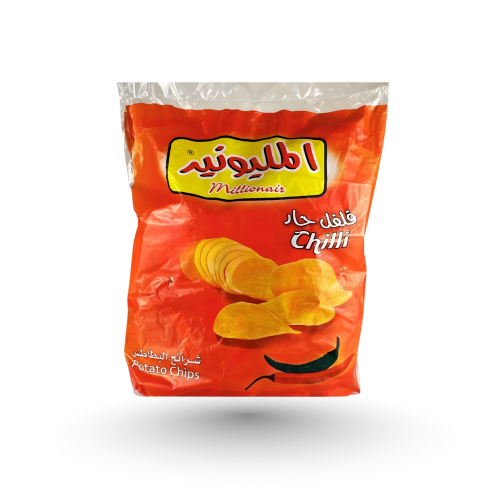 المليونير شيبس الحار كيس كبير 14 حبة