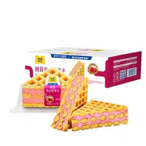 وافل بنكهة الفراولة