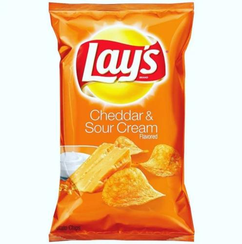 ليز امريكي بجبنة تشيدر والكريمة