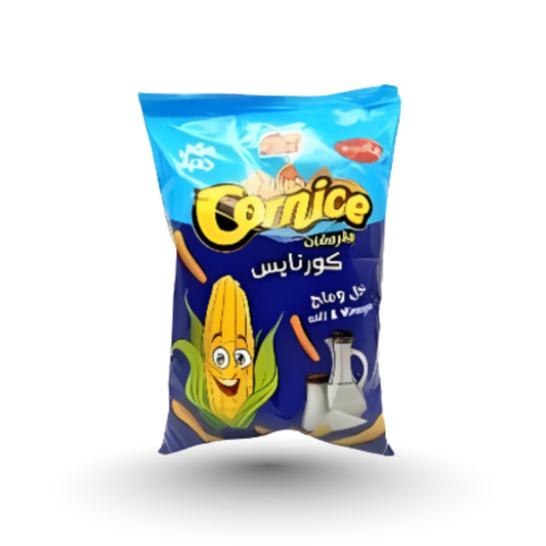 مقرمشات كورنايس بطعم الخل والملح