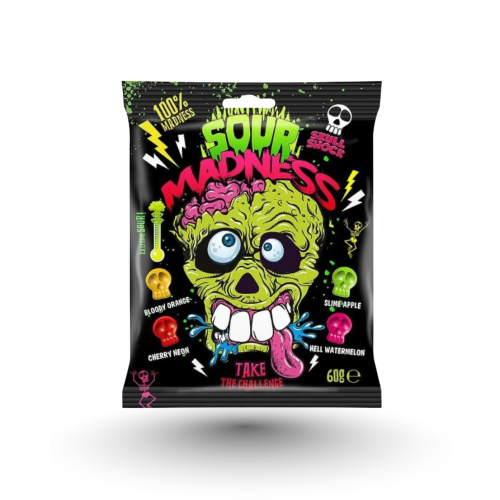 حلاوة مصاص حامض مجنون