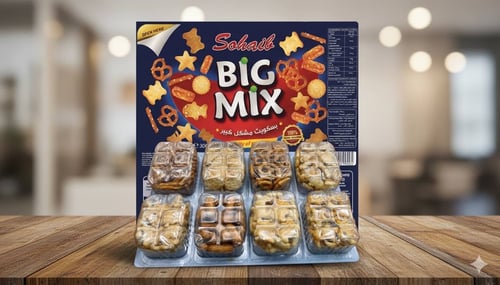 بيق مكس بسكويت مشكل كبير 8 أنواع مختلفة