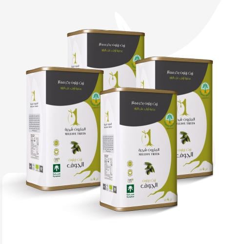 زيت الزيتون عضوي بكر درجة أولى 16 لتر مقسمة على 4...