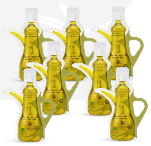 زيت زيتون عضوي بكر ممتاز الجوف - عبوة "الدلة". مبت...