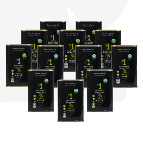 زيت الزيتون المليون شجرة قطفة خاصة 1 لتر 12 علبة