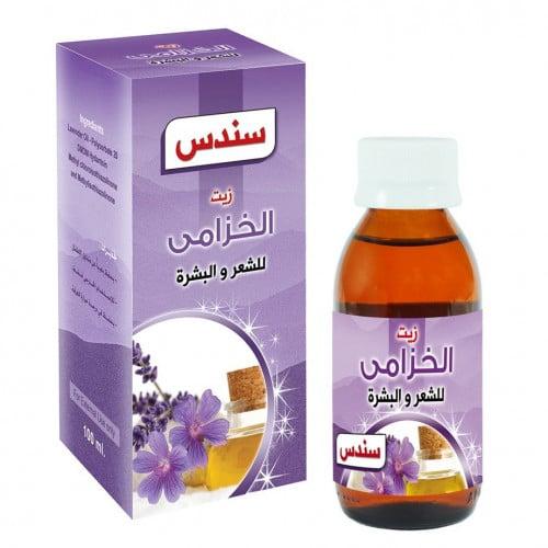 زيت الخزامى للشعر والبشرة من سندس 100 مل