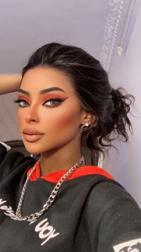 طول16 انش كثافه180%دانتيل دائري