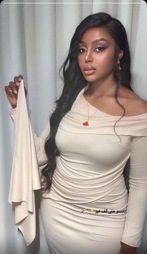 باروكة ناني طول 34 انش كثافه300%