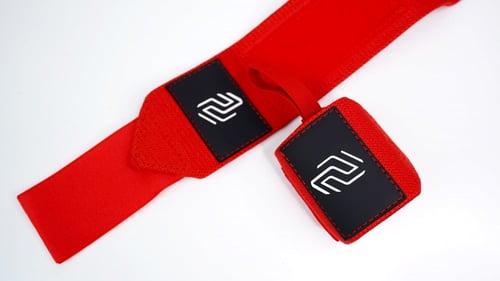 Red wrist wraps