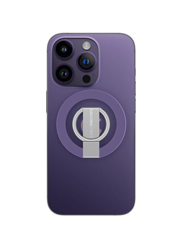 حامل حلقي مغناطيسي للآيفون من آميزينغ ثينغ لون بنف...