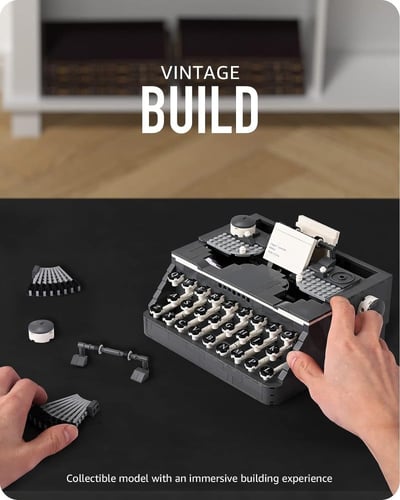 نيفليز قطع تركيب آلة كاتبة قديمة عدد 1136 قطعة