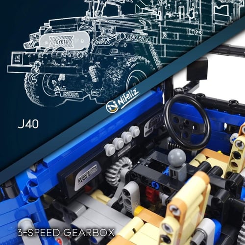 نيفليز قطع تركيب سيارة الطرقات الوعرة J40 عدد 2101...