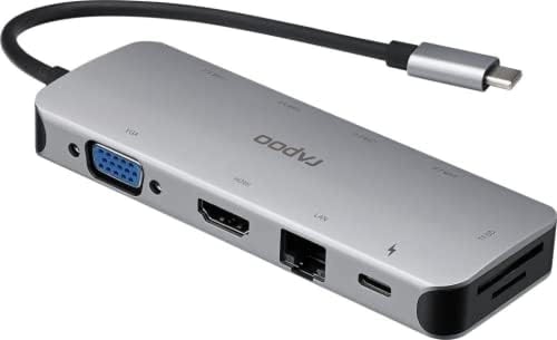 RApoo advanced multifunction Adapter 10 in 1 4K HD...