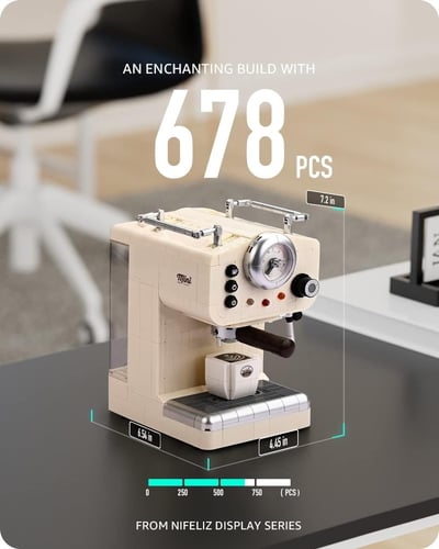 نيفليز قطع تركيب ماكينة قهوة اسبرسو عدد 678 قطعة