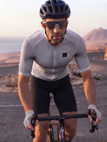 GO BIKE GREY JERSEY