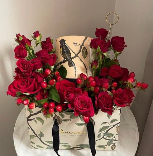 تشوكلت انوش مع ورد