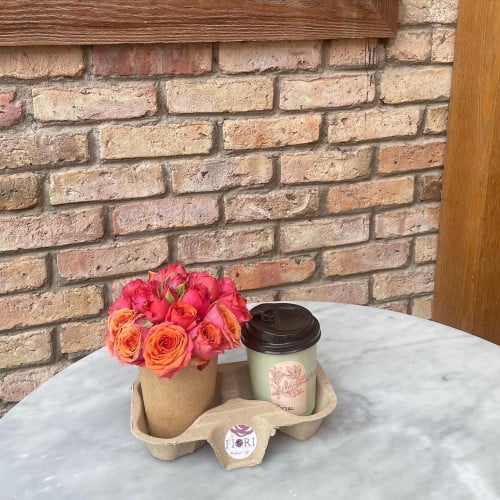 كوب ورد(بدون قهوه )