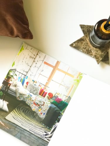 كتاب ديكور وردة السحابة البيضاء