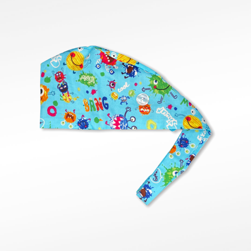 Cartoon scrub cap
