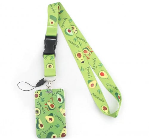 حامل بطاقه افوكادو مع غطاء بطاقه