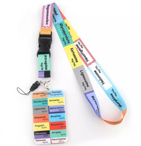 حامل بطاقه صيدله وتخدير مع غطاء بطاقه