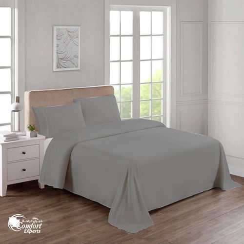 طقم شرشف نفرين بدون لحاف الوان متعدده