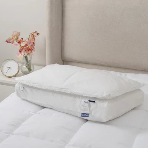 Silk luxury pillow with extra softness layer, 2200...