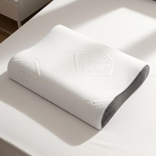 مخدة كونتور الطبية ميموري فوم مع قماش مخلوط بالبام...