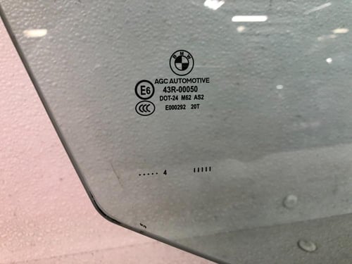 زجاج نافذة وكالة دبل باب السائق BMW