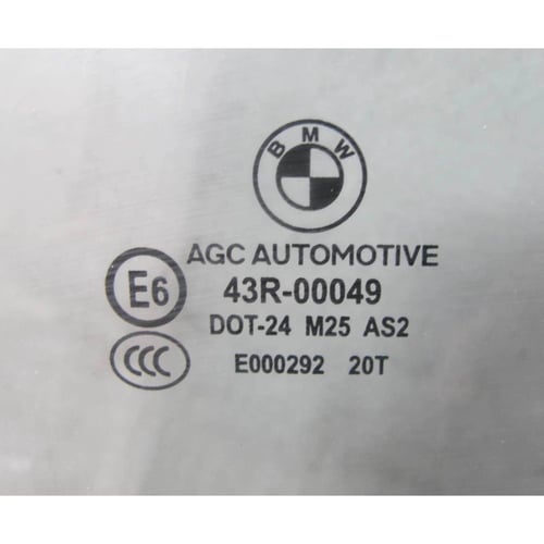 زجاج نافذة وكالة دبل باب راكب خلفي جهة اليسار BMW