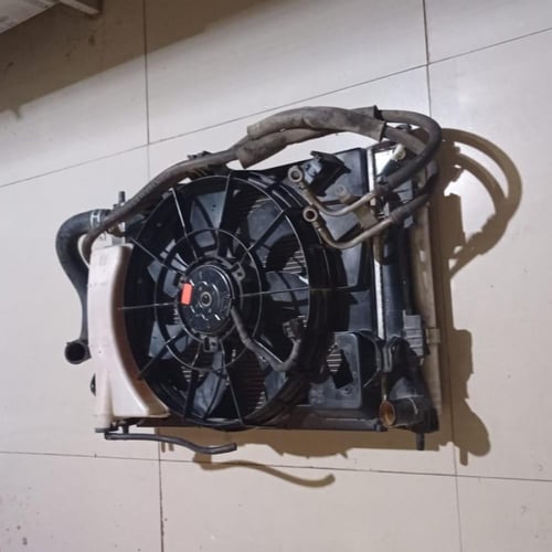 طقم راديترات مع المروحة هونداي اكسنت 2011 2016 كور...