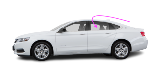 زجاج باب وكالة راكب خلفي يسار شيفروليه امبالا