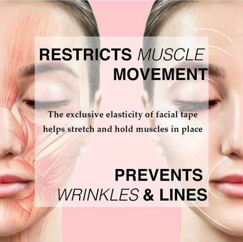 لاصق شد الوجه والرقبة العلاجي