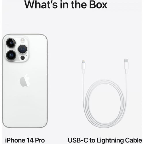 ‎‎ابل‎‎ ‎‎ايفون 14 برو‎‎ ‎سعة 128 جيجابايت‎ ‎فضي ‎...