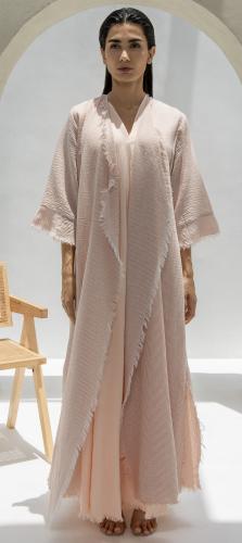 Pink Striped Kaftan