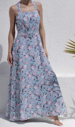 Floral Linen Dress