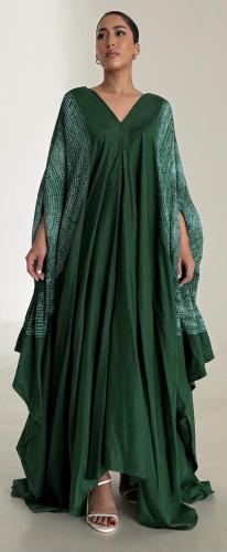 Butterfly Green Kaftan