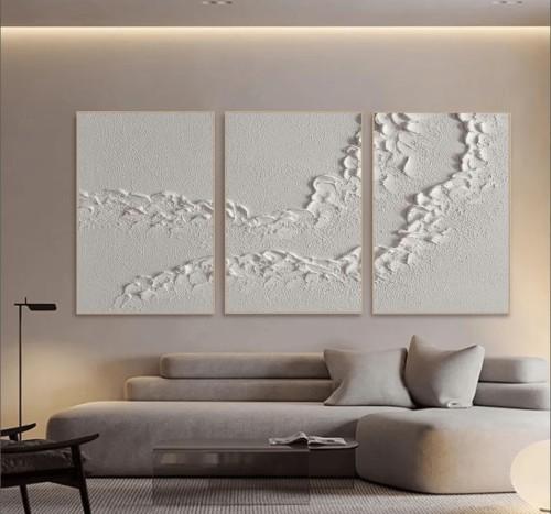 لوحات ثلاثية جدارية فن تجريدي