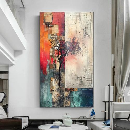 لوحة جدارية فن تجريدي معاصر