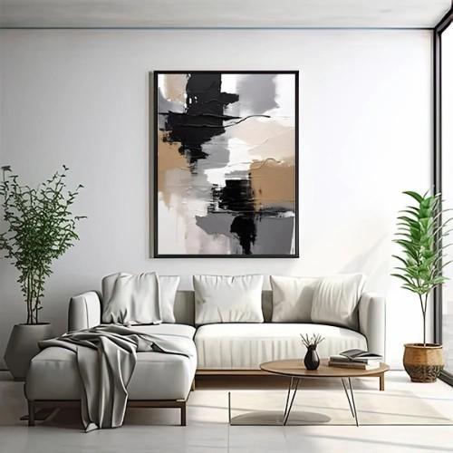 لوحة جدارية فن تجريدي معاصر