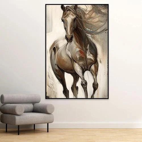 لوحة جدارية مميزة خيل عربي اصيل