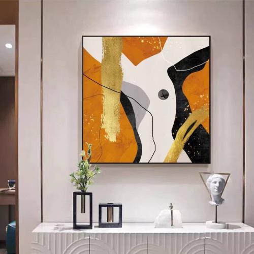 لوحة جدارية فن تجريدي نحتي حديث