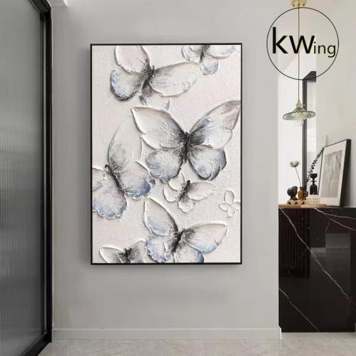 لوحة جدارية الفن التجريدي الزهري