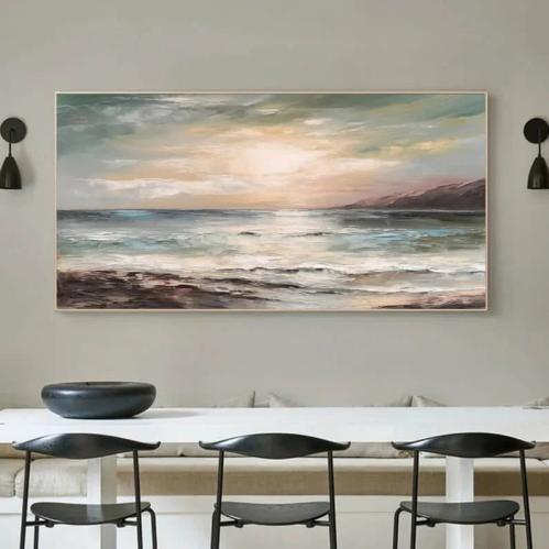 لوحة جدارية مستوحاة من الطبيعة (بحر)