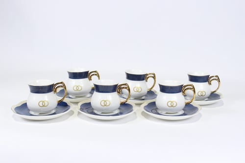 طقم فناجين مكون من 6 قطع