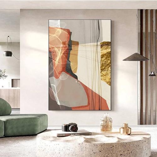 لوحة جدارية فن تجريدي معاصر