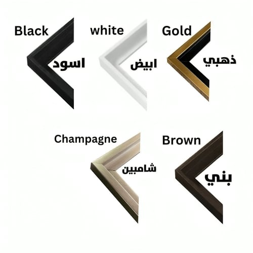 لوحة جدارية خيل ابيض عربي اصيل