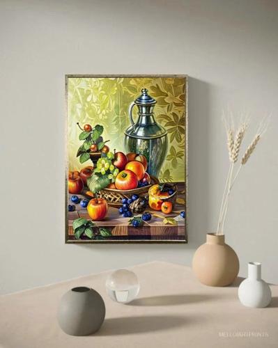 لوحة فنية للمطبخ بأسلوب عصري