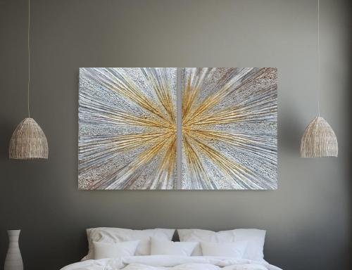 لوحة جدارية مميزة فن تجريدي معاصر